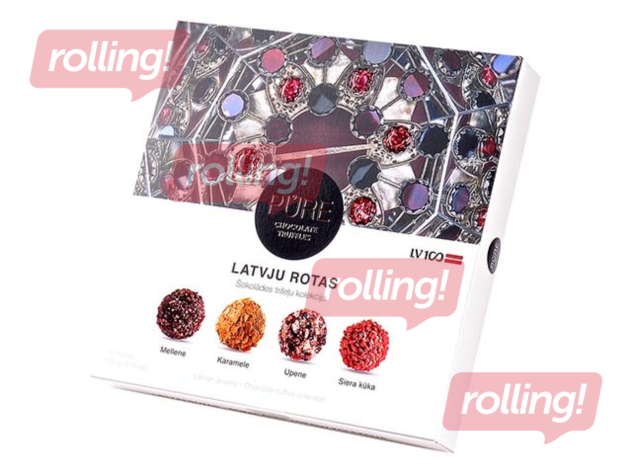 Šokolādes trifeļu kolekcija Pure Chocolate Rotas 16, 135g