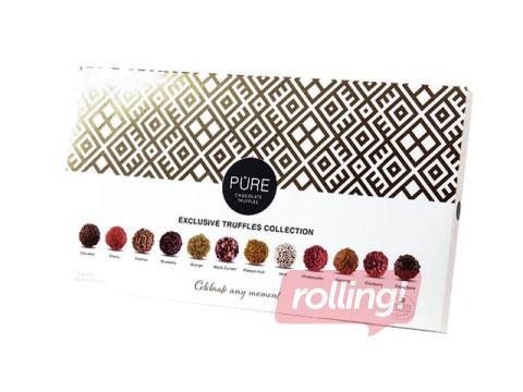 Pure Chocolate šokolaaditrühvlite kollektsioon Latvju Raksti 20, 160g