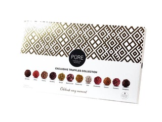 Pure Chocolate šokolaaditrühvlite kollektsioon Latvju Raksti 20, 160g