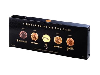 Šokolādes un stiprā alkohola krēma trifeļu kolekcija Pure Chocolate, 140g