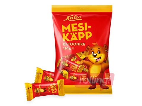 Kommid Kalev, Mesikäpp, kakaobatoonike vahvliga, 150g