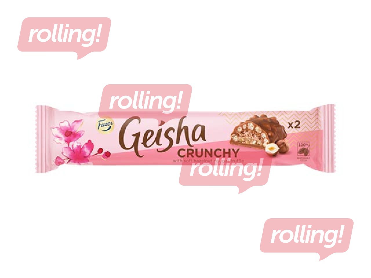 Šokolaaditahvel Geisha Crunchy, 50 g