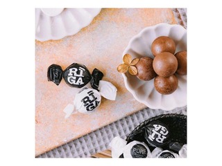 Piimašokolaadi trühvlid Pure Chocolate mustikajogurtikreemitäidisega Riga, 1 kg