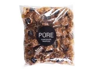 Трюфели из молочного шоколада Pure Chocolate с карамельно-кремовой начинкой и вафельным декором, 60