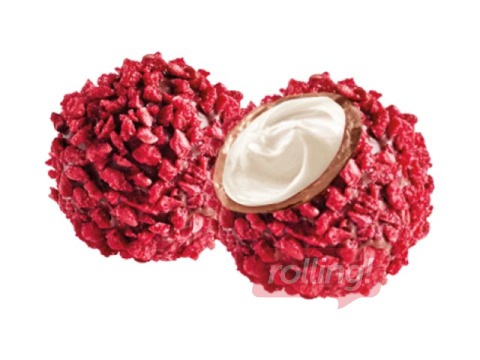 Piimašokolaadi trühvlid Pure Chocolate juustukoogikreemi täidisega ja vaarika kaunistusega, 600 g