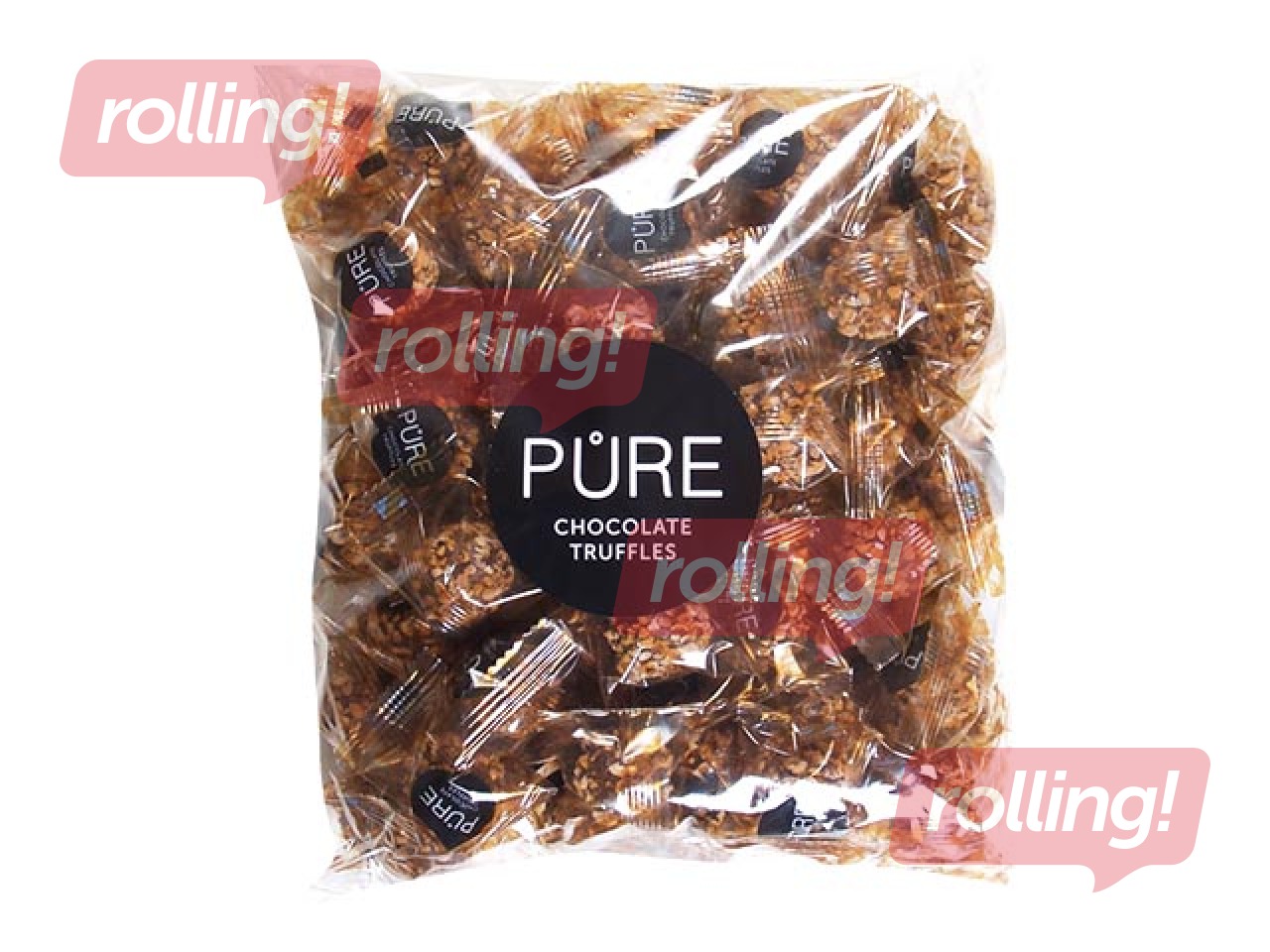 Piimašokk. trühvlid Pure Chocolate tiramisukreemi täidisega. ja kohvikrõpsu kaunistus, 600 g