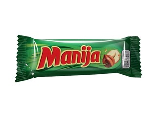 Chocolate bar Manija with hazelnuts, 49g