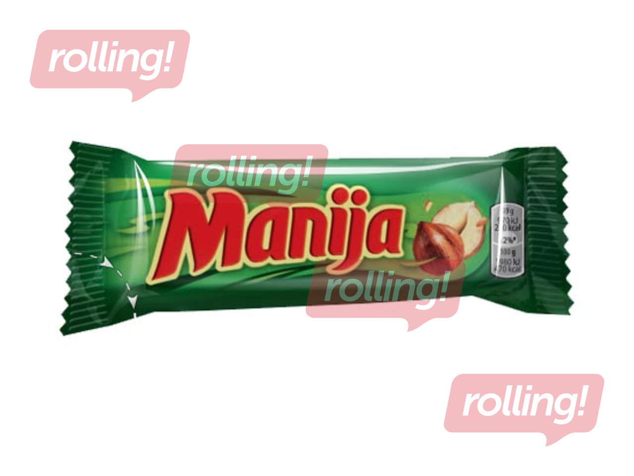 Šokolaaditahvel Manija sarapuupähklitega, 49g