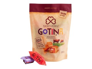 Gotiņa Skrīveru assorted candies 250g