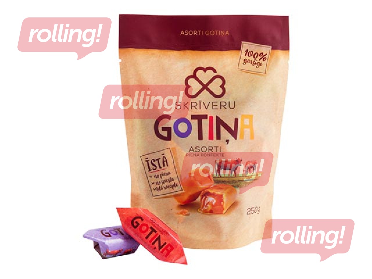 Gotiņa Skrīveru assorted candies 250g