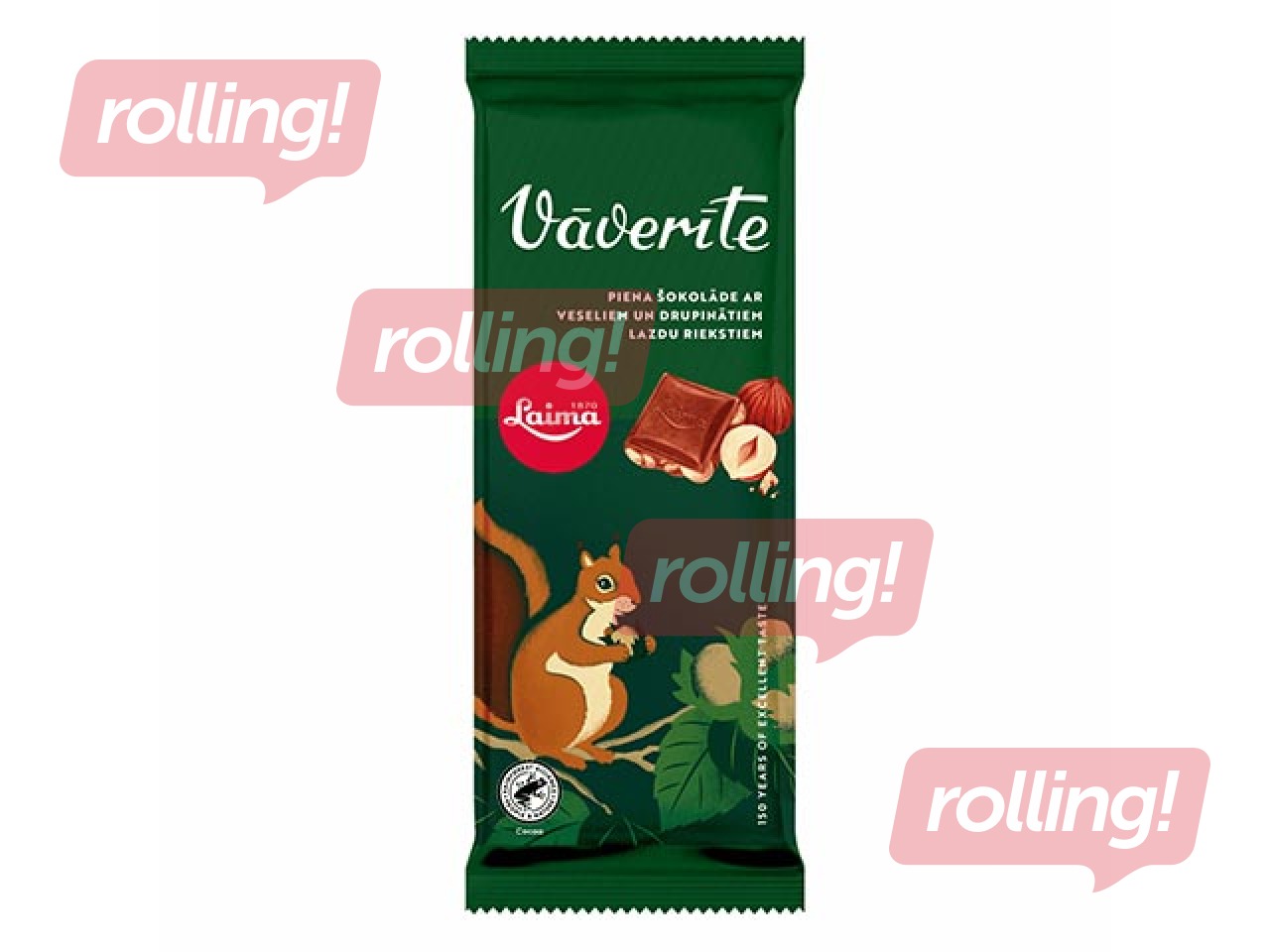 Piimašokolaad Squirrel Laime, 90 g