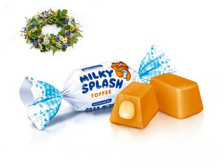 Iirise karamell Milky Splash, Roshen, 1 kg +Jaanipäeva kingitus!