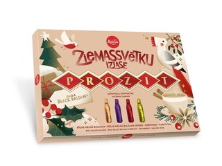 Candy liqueur Prozit Christmas selection, Laima, 150g