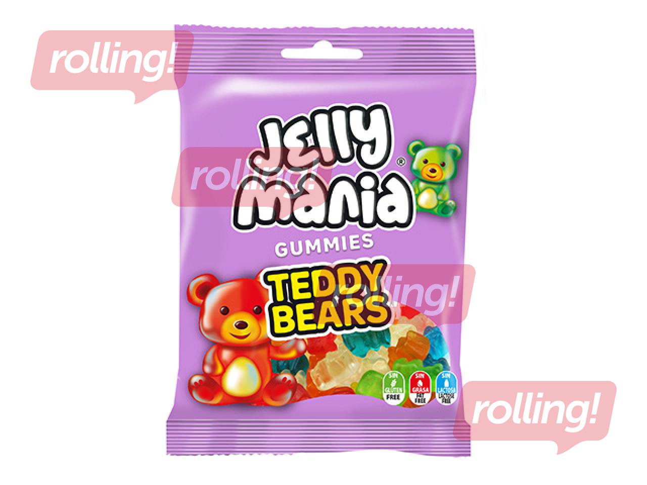 Jelly candy Jelly Mania, Teddy Bears, 100g