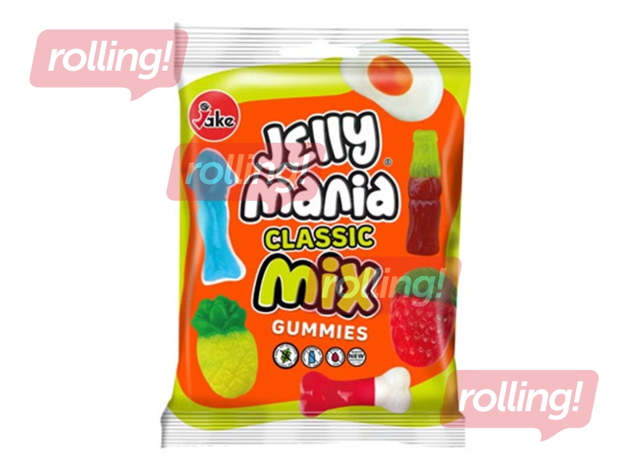 Tarretisekommid Jakes Classic Mix , 100 g