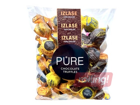 Pure Chocolate šokolaaditrühvlid (brownie, sidrun, kohv), 500 g