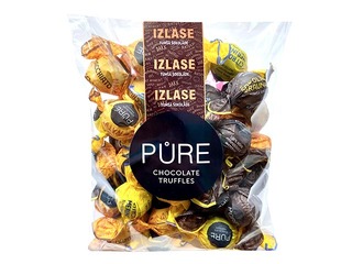 Pure Chocolate šokolaaditrühvlid (brownie, sidrun, kohv), 500 g