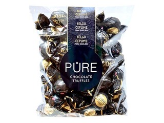 Piena šokolādes trifeles Pure Chocolate ar beļģu cepumu krēma pildījumu, 500g