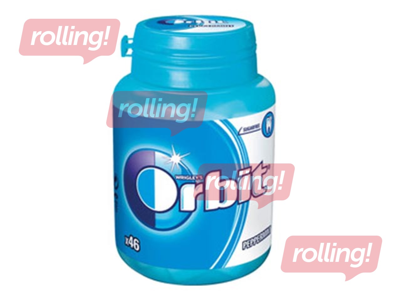Orbit Peppermint chewing gum in a can, 46 pcs..