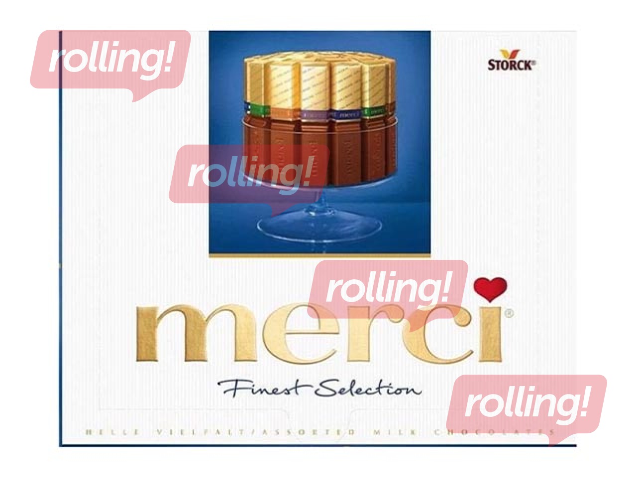Valik piimašokolaadi Merci, 250 g
