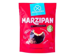 Martsipan tumedas šokolaadis Skriveru 150 g,