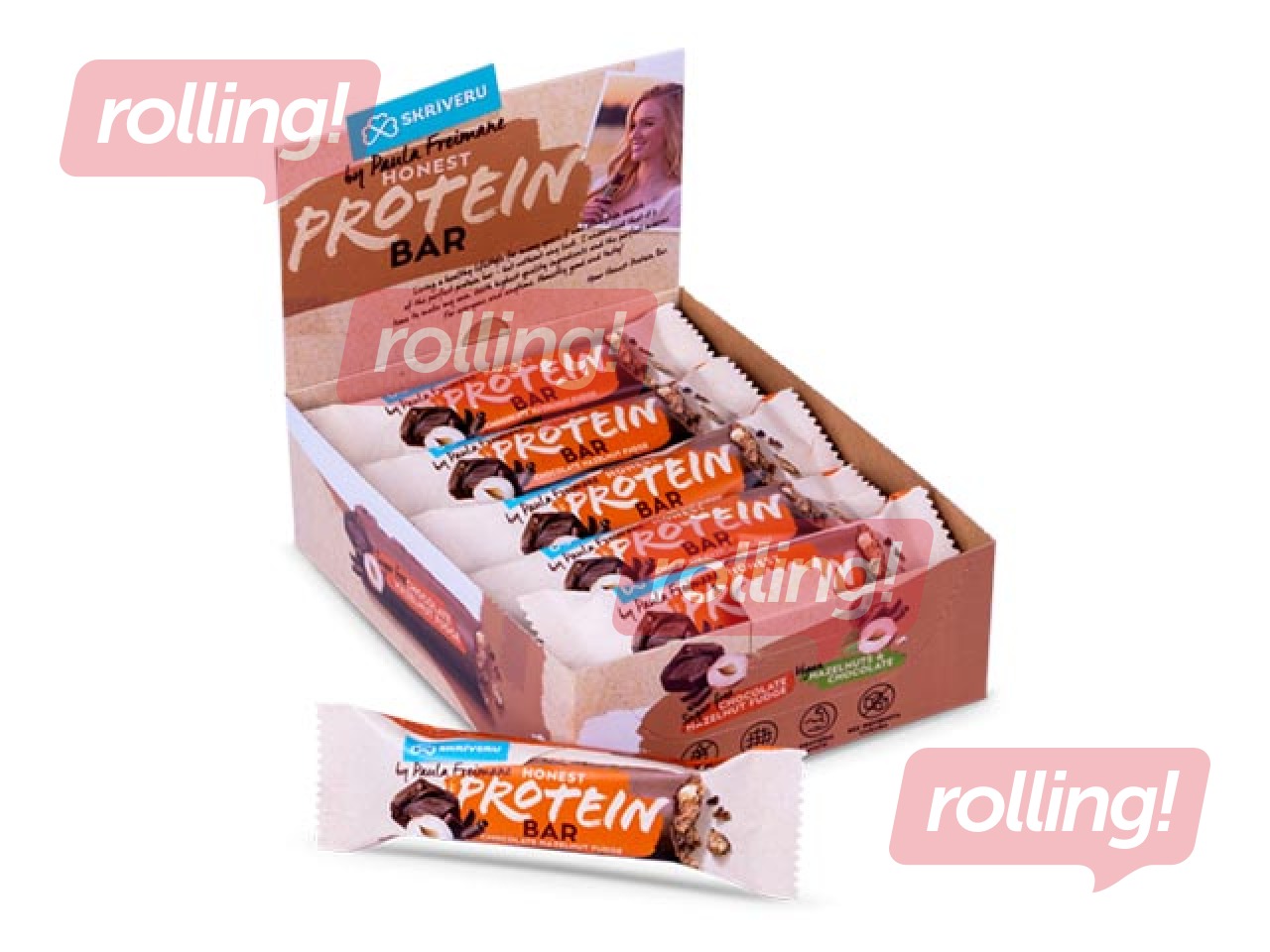 Proteiinibatoon piimašokolaadiga, Skriveru, 45g