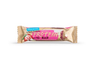 Protein bar, strawberry, white chocolate, Skriveru, 45g