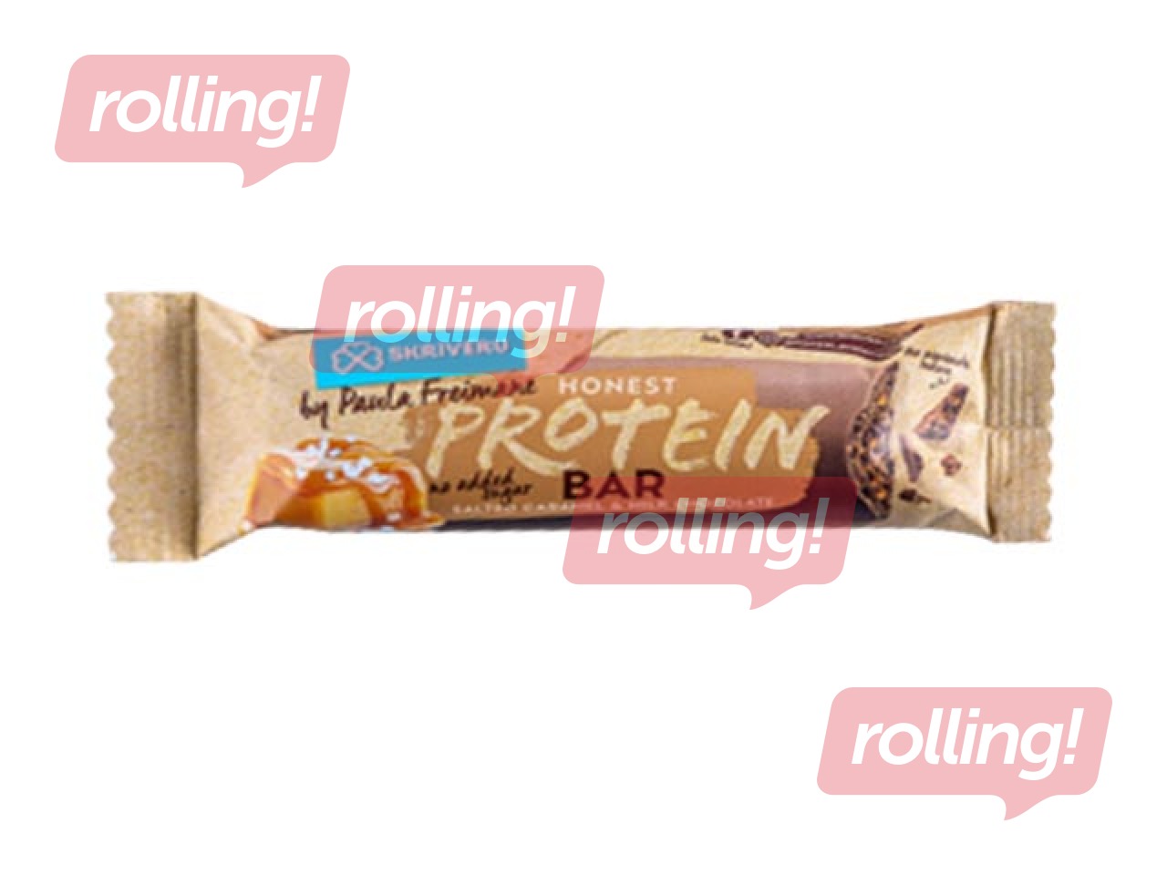 Proteiinibatoon, soolakaramell, valges šokolaadis, Skriveru, 45 g