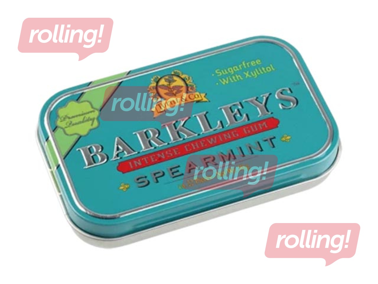 Košļājamā gumija Intense Spearmint, Barkleys, 30 g