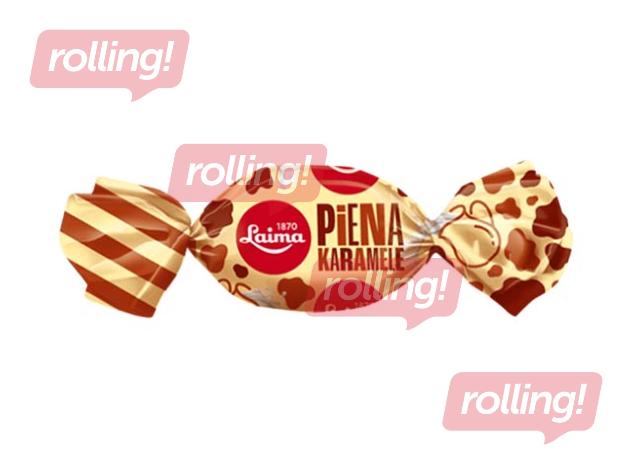 Piima-karamelli täidisega kommid Laima, 1kg