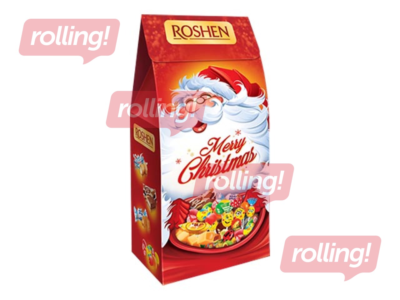 Ziemassvētku konfekšu izlase Roshen, Santas dāvana, 160g