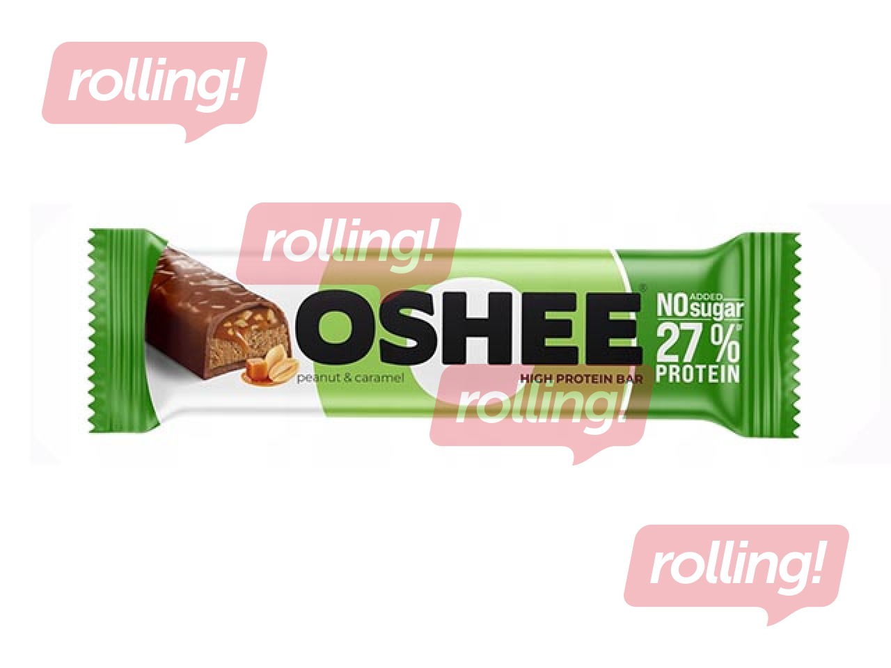 Proteiinibatoon maapähkli-karamelli maitsega Oshee, 49g