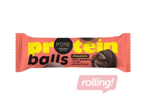 Šokolādes trifeles Pure Chocolate, ar proteīna šokolādes krēma pildījumu, 40g