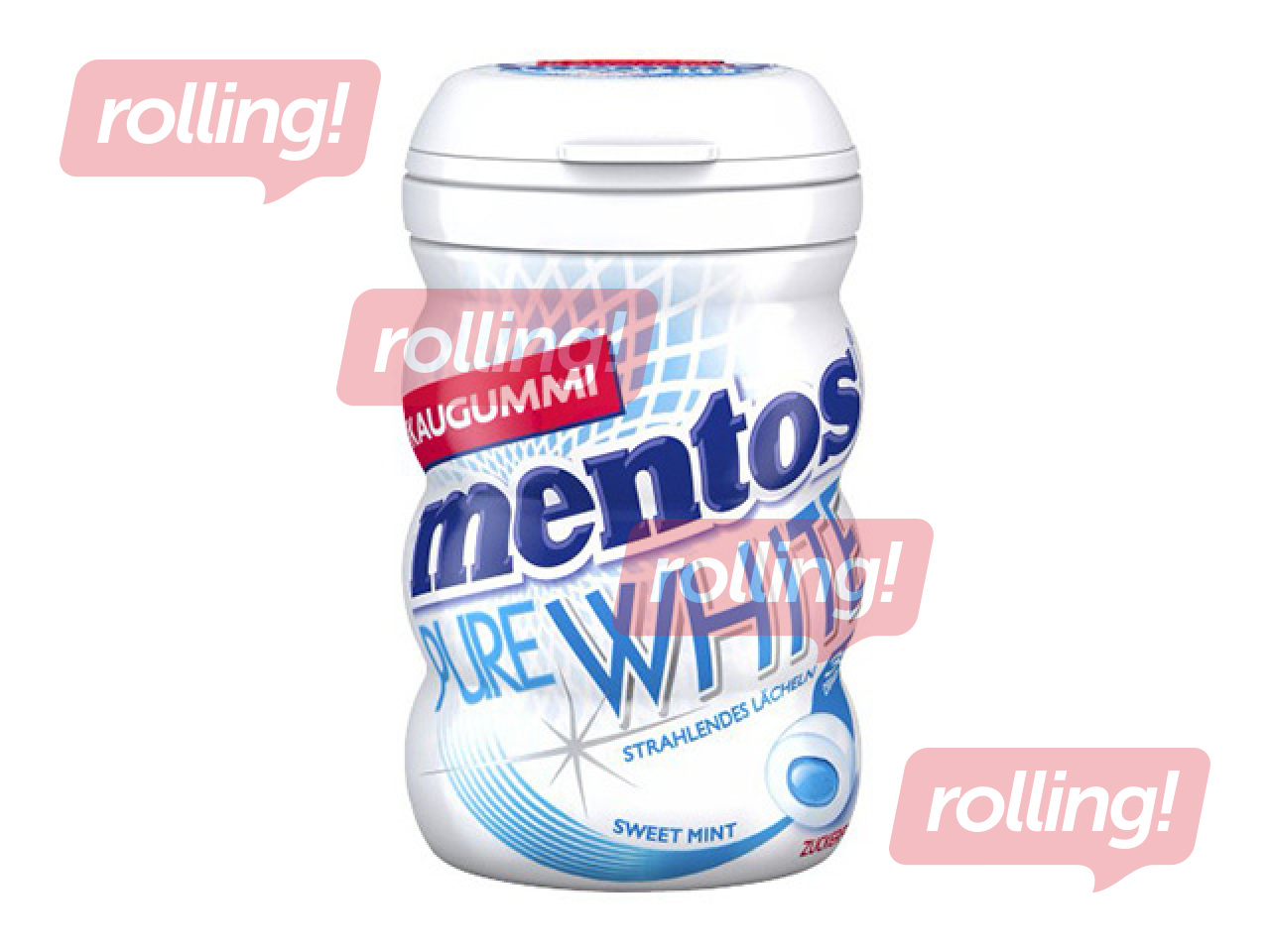 Närimiskumm, Mentos, Pure White, piparmündimaitseline, 70g