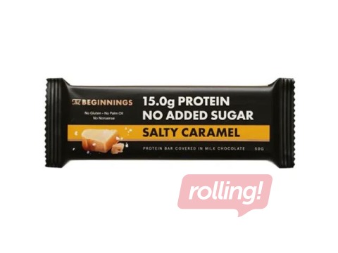 Proteiinibatoon The Beginnings, soolase karamelli maitsega, 50g