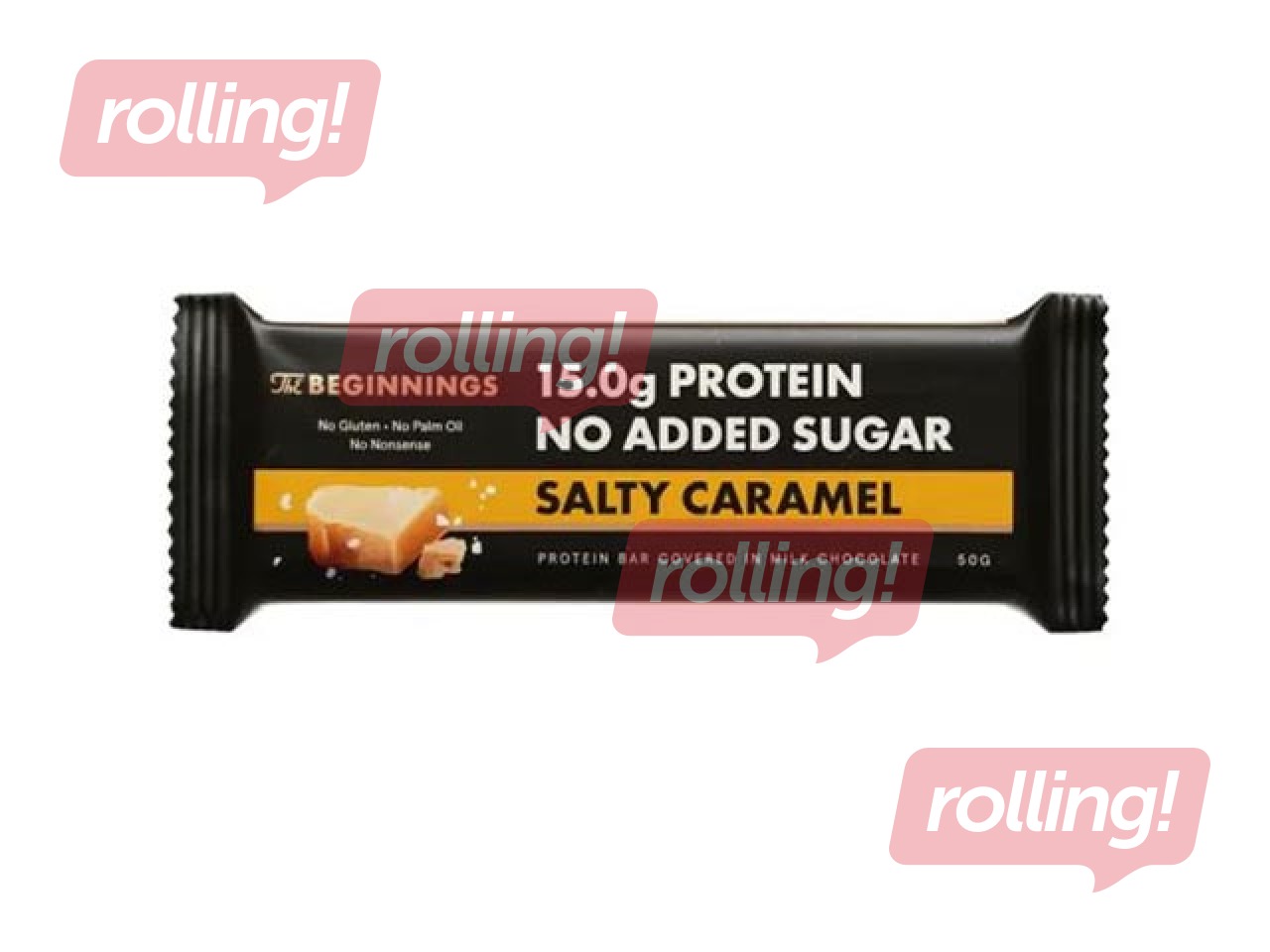 Proteiinibatoon The Beginnings, soolase karamelli maitsega, 50g