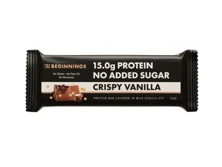 Proteiinibatoon The Beginnings, vanilli ja krõbeda maitsega, 50g
