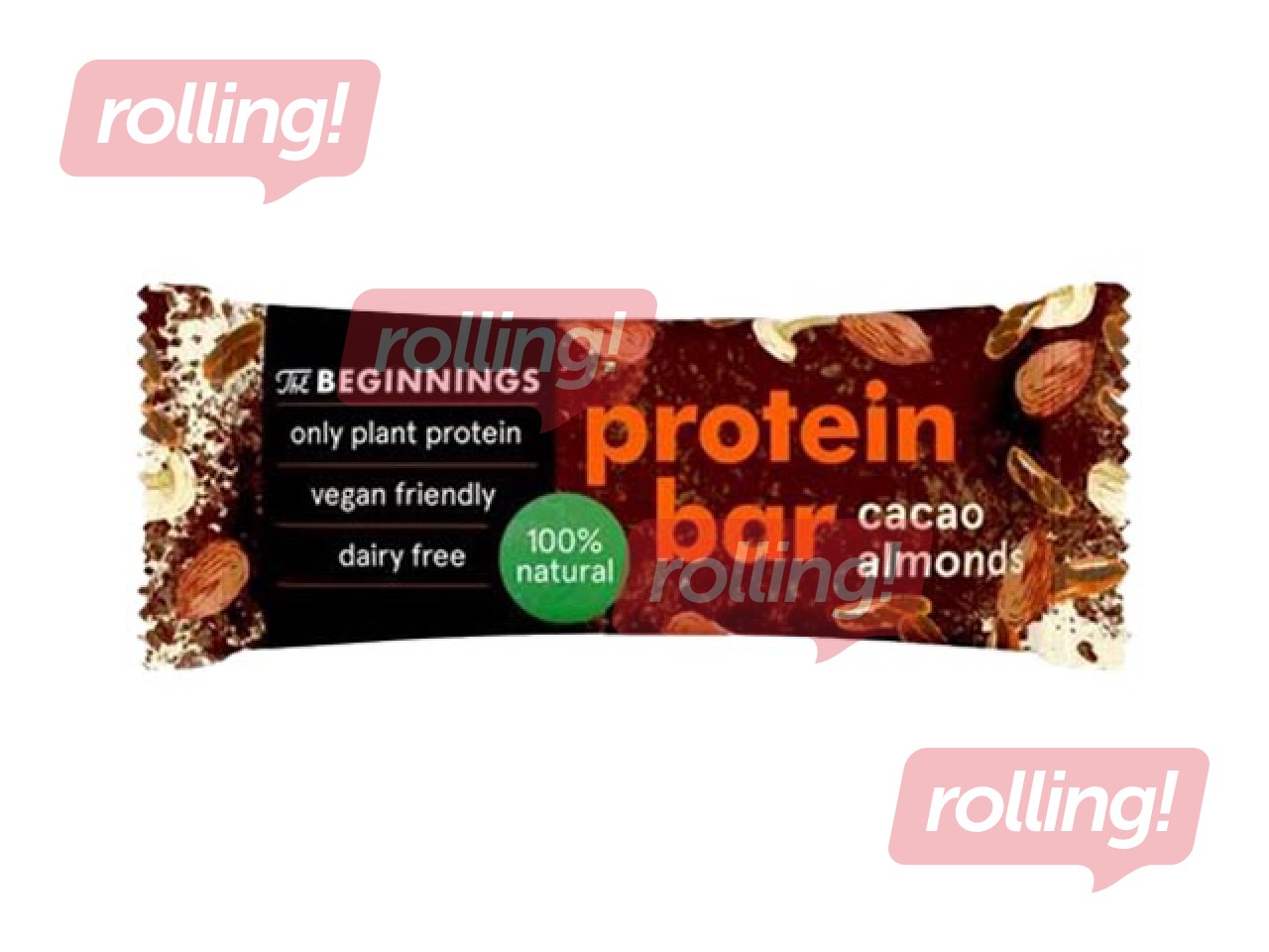 Batoniņš The Beginnings, proteīna, ar kakao garšu, 40g 