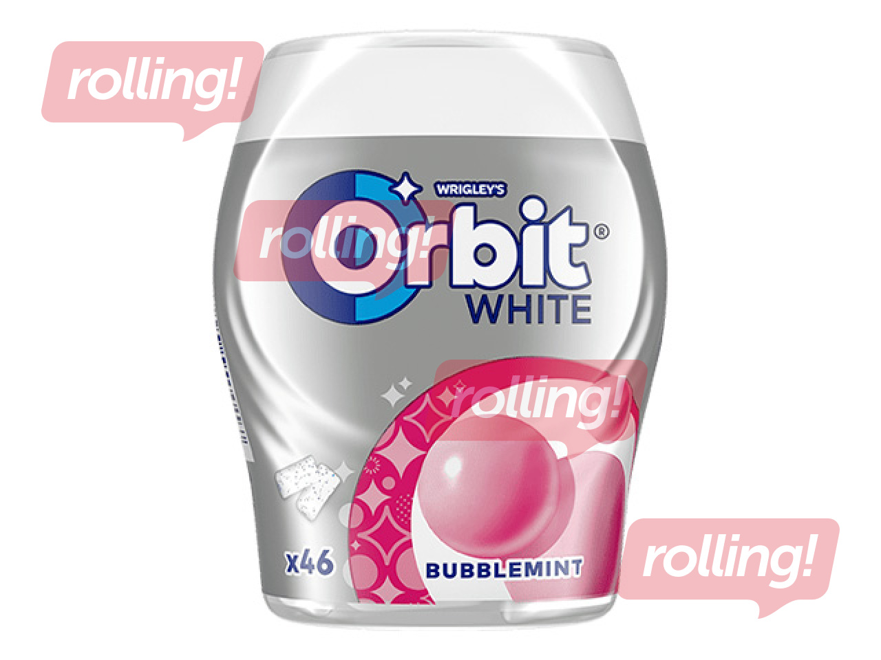 Chewing gum Orbit Bubblemint, 46 pcs