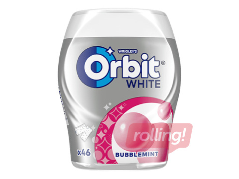 Košļājamā gumija Orbit Bubblemint, 46 gab.