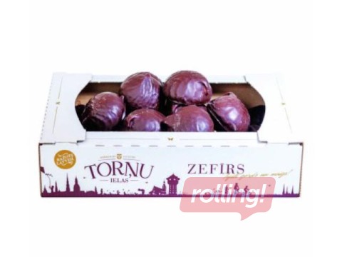 Vahukommid Aizkraukles Saldumi, Torņu ielas, vanillimaitselised šokolaadiglasuuris, 750g