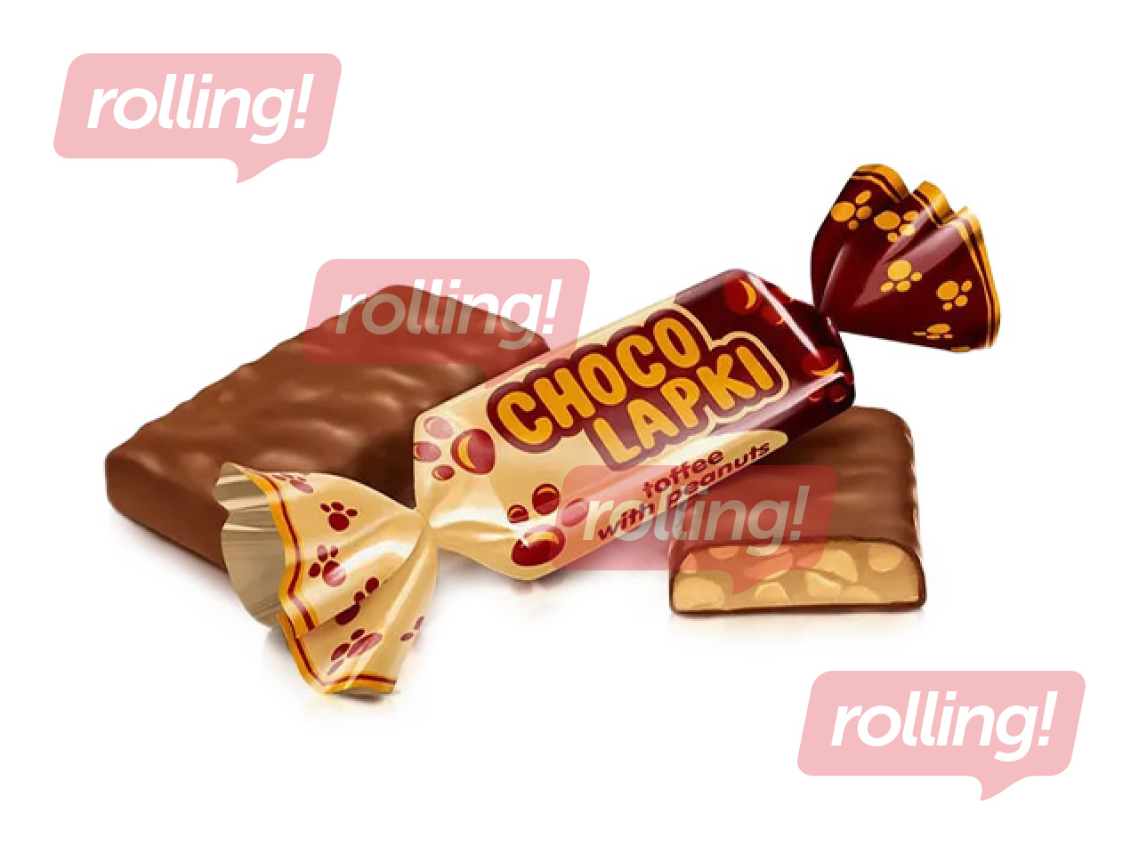 Chocolate candies Roshen Choco Lapki, 1kg