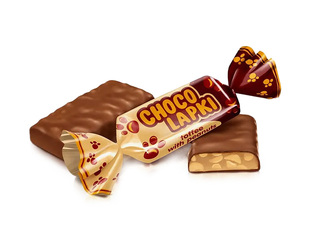 Šokolaadikommid Roshen Choco Lapki, 1kg