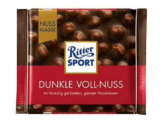 Tumešokolaad Ritter Sport, metspähklitega, 100g