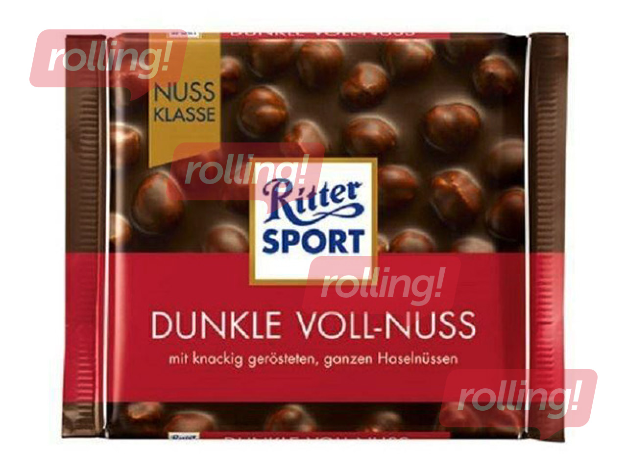 Tumešokolaad Ritter Sport, metspähklitega, 100g