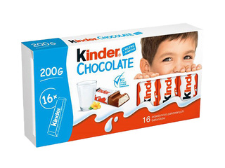 Piimashokolaad lastele Kinder chocolate, 200g