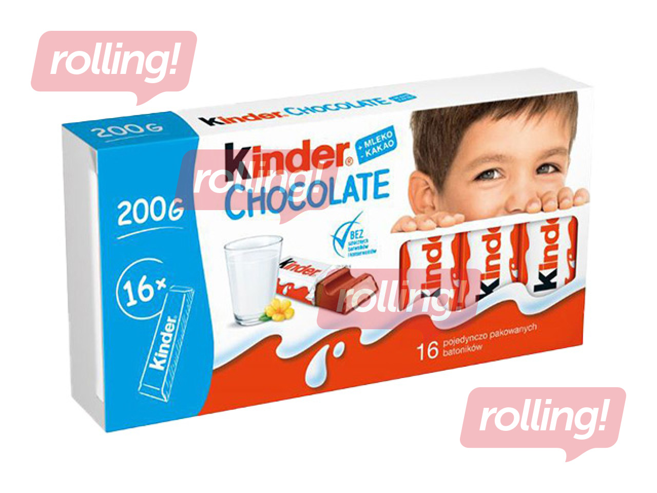 Piimashokolaad lastele Kinder chocolate, 200g