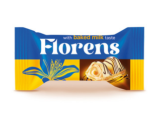 Candies Florens, with boiled milk flavor, 2.2 g