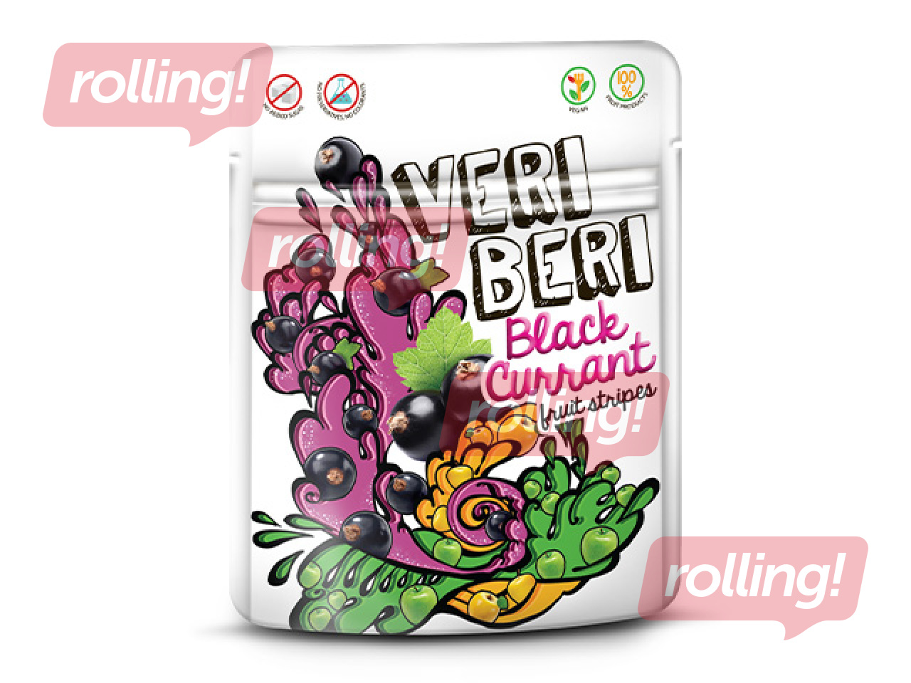 Kommid, Veri Beri, mustsõstrapulgad, 50g