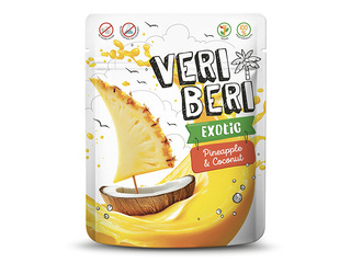 Конфеты, Veri Beri, Exotic, ананасово-кокосовые полоски, 50г
